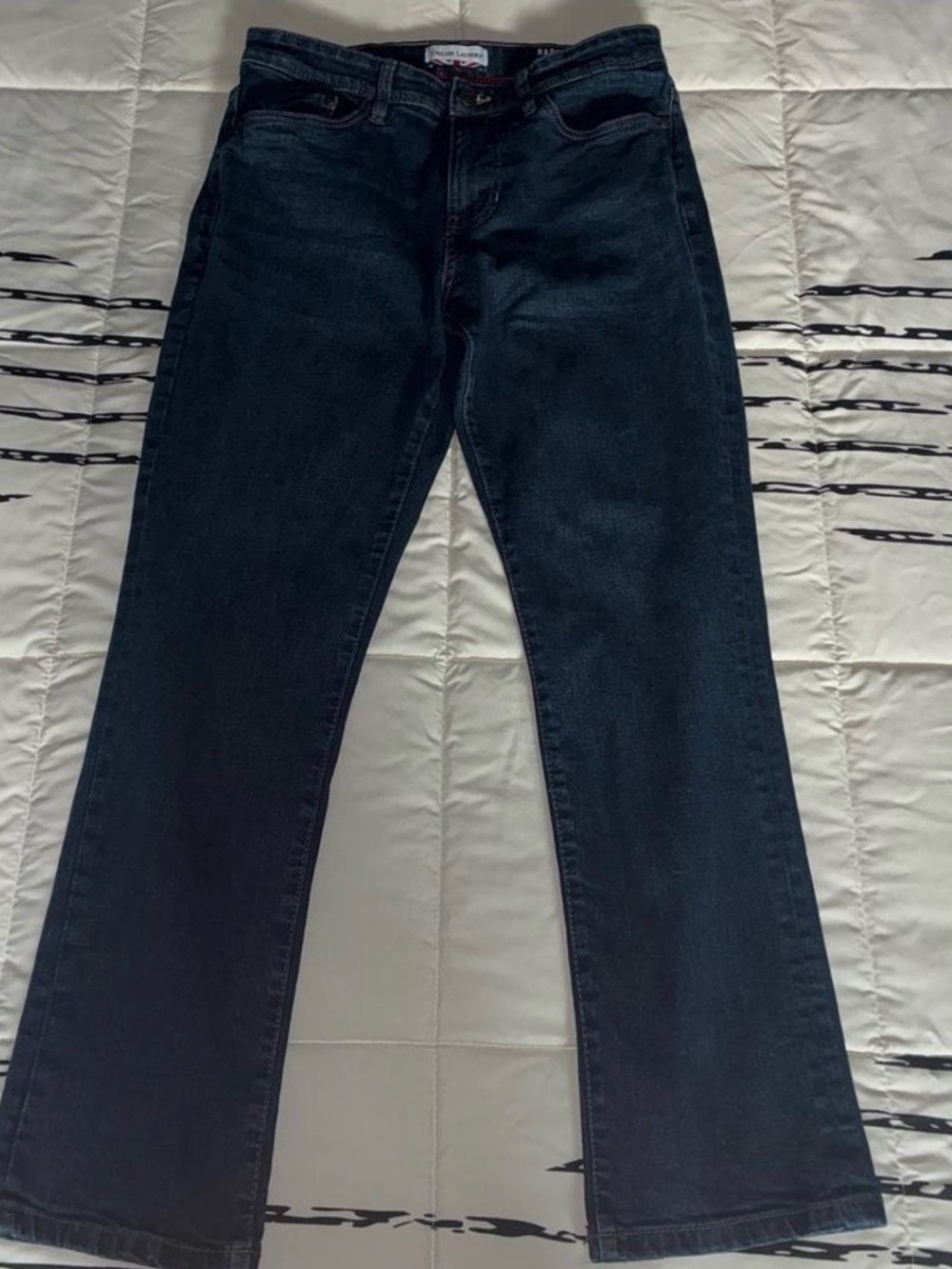English Laundry Dark Blue Straight-Leg Jeans